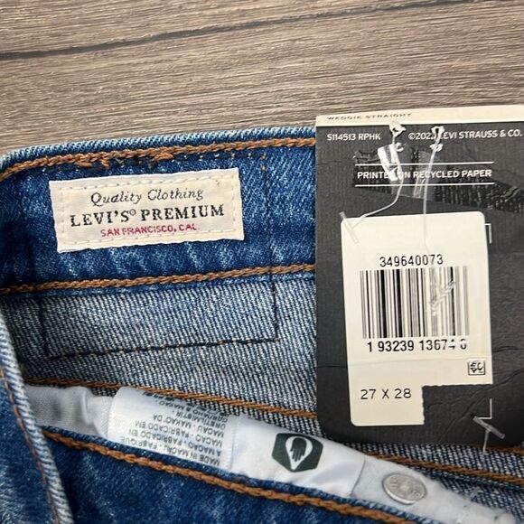 Levi’s WEDGIE STRAIGHT FIT WOMEN'S JEANS 27x28 - Picture 10 of 12